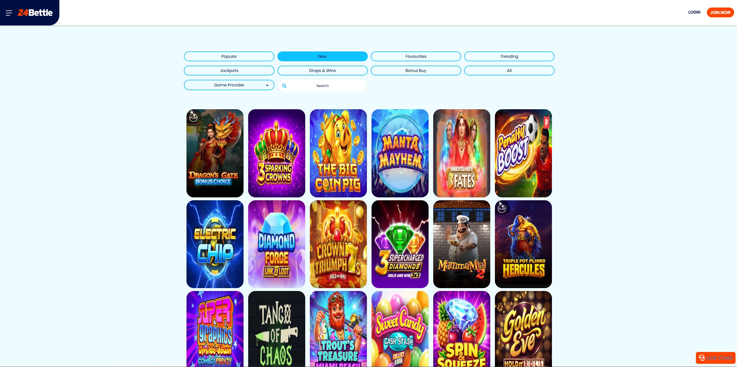 24Bettle Casino screenshot 2