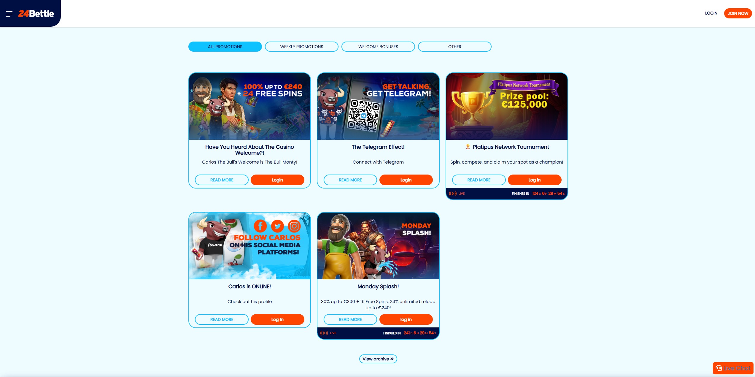 24Bettle Casino screenshot 3
