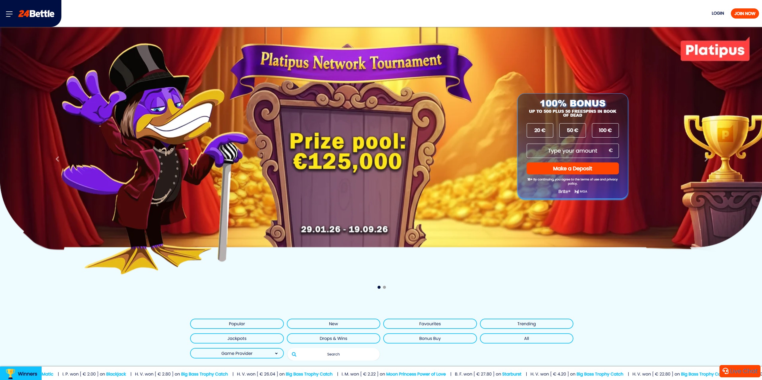 24Bettle Casino screenshot 5