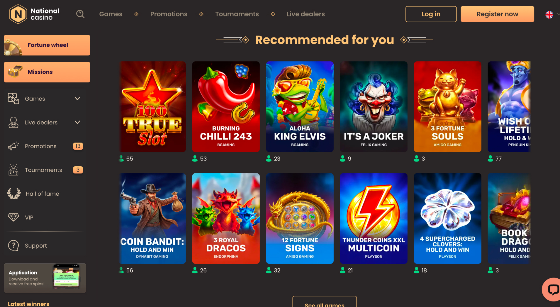 National Casino screenshot 2