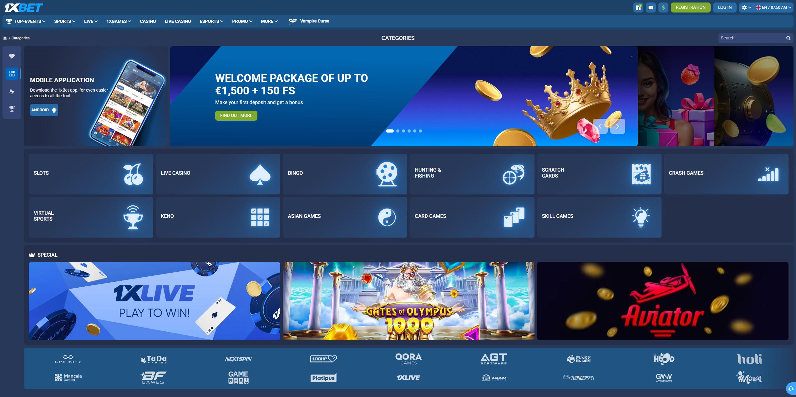 1XBET Casino